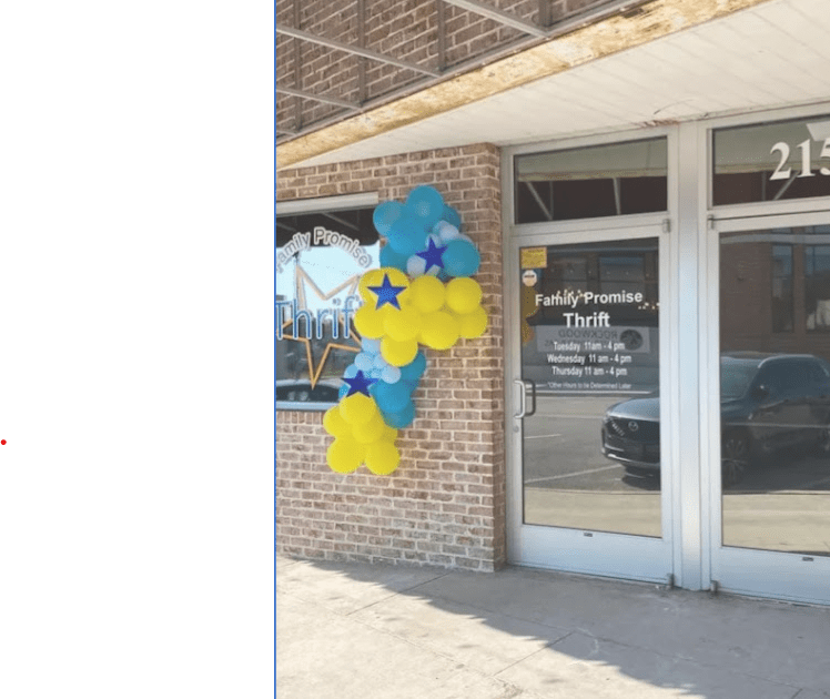 Family Promise Thrift Store Front Doors